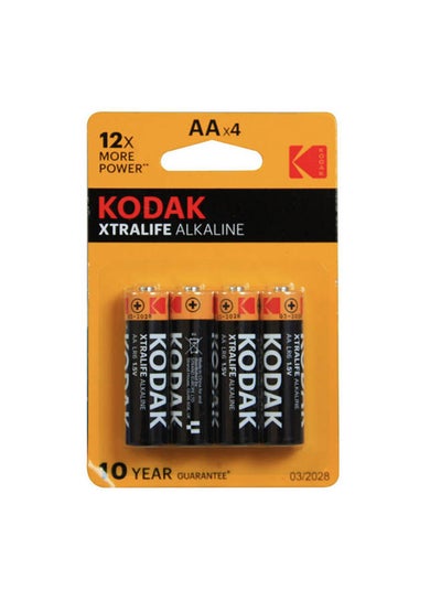 Buy Extra Life Alkaline Batteries Size Aax4 in Egypt
