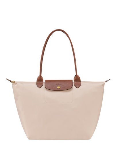 Buy Ladies tote bag paper white shoulder bag classic style in UAE