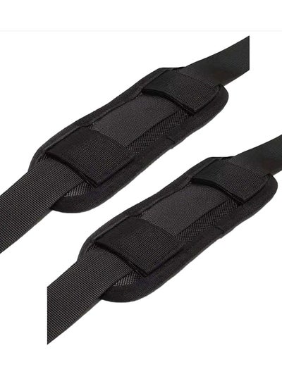 اشتري 2-Pack Removable Shoulder Strap Pads, Decompression Breathable Portable Backpack Active Replacement Straps Curved for Guitar Pain Relief في الامارات