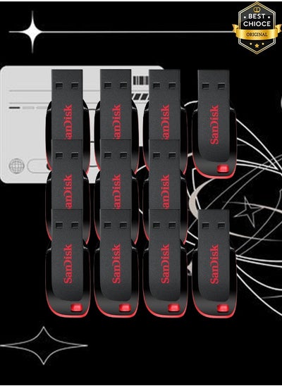 Buy 11 Pieces SanDisk Curzer Blade USB 2.0 Flash Drive 32GB in Saudi Arabia