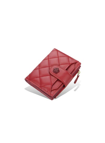 Buy Leather Wallet Red in UAE