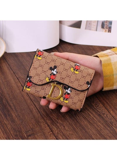 اشتري Small Size Wallet Mickey Mouse Purse For Women And Girl Student في الامارات