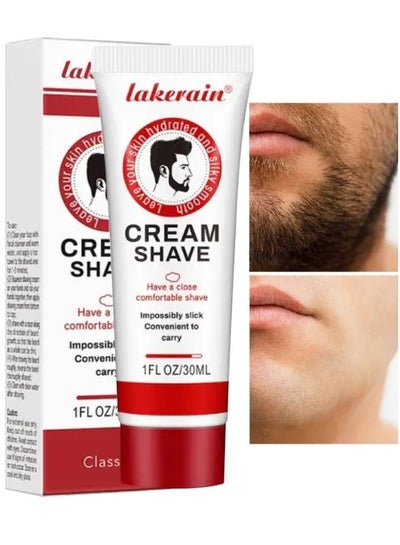 Buy Smooth Natural Shaving Cream Leave Your Skin Hydrated and Silky Smooth Reduce Skin Irritation and Prevent Shave Bumps and Nicks Vegan Paraben Free and Cruelty Free Ultra Slick Shaving Cream 30ml in UAE