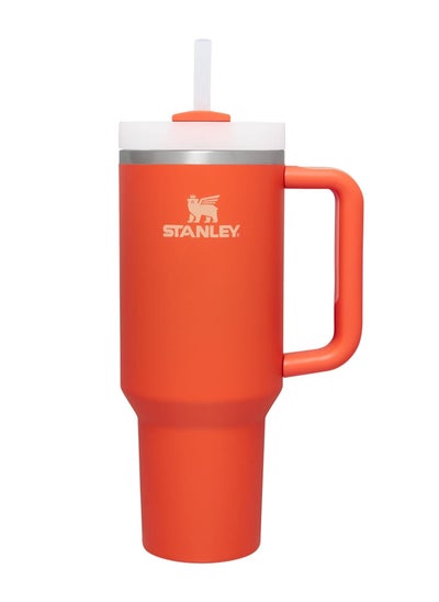 Buy Stanley Quencher H2.0 FlowState Stainless Steel Vacuum Insulated Tumbler with Lid and Straw for Water, Iced Tea or Coffee, Smoothie and More, Tigerlily, 40 oz in Saudi Arabia