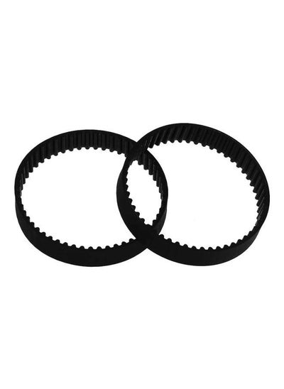 Buy 2-Piece Rubber Closed-Loop Timing Synchronous Belt Black in Saudi Arabia