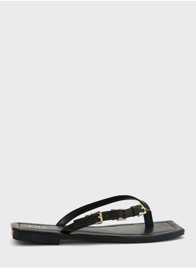 Buy Square Toe Flat Sandals in UAE