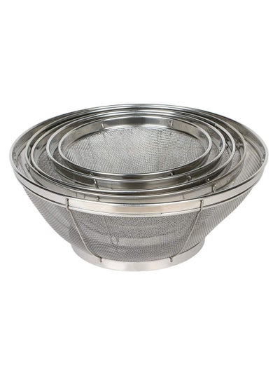 Buy A set of 5-piece steel strainers in Saudi Arabia