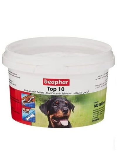 Buy Top 10 Dog Multi Vitamins 180 tab. in UAE