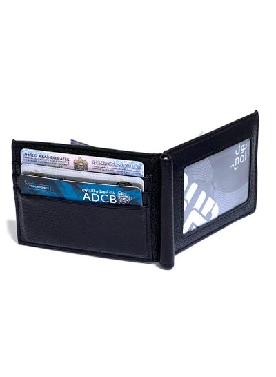 اشتري mi techo Card holder Wallet's for men brown mens wallet rfad wallet for men atm card holder card wallet men في الامارات