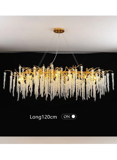 Buy French Luxury Modern Chandelier Simple Villa Duplex  Light Decorative American Branch Living Room Crystal Led Chandelier in Saudi Arabia