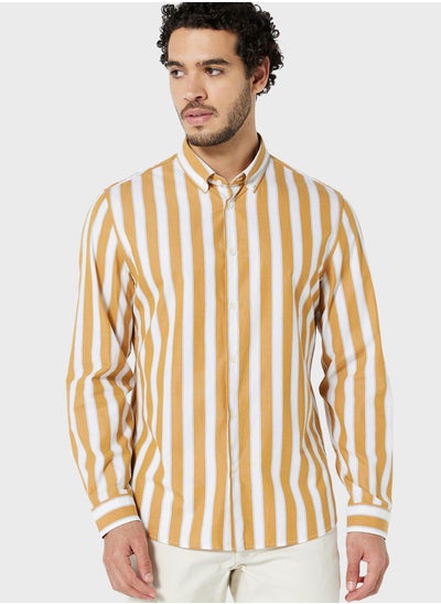 Buy Striped Regular Fit Shirt in Saudi Arabia