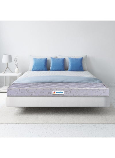 Buy Sleepwell Utsav 2.0 | Resitec Foam | Queen Bed Size | Medium Firm | Neem Fresche Technology | Anti Sag Mattress (200L x 160W x 15H cm) in UAE