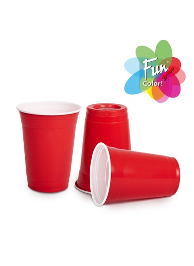 Buy Plastic Party Cups 16Oz Pack Of 25 in UAE