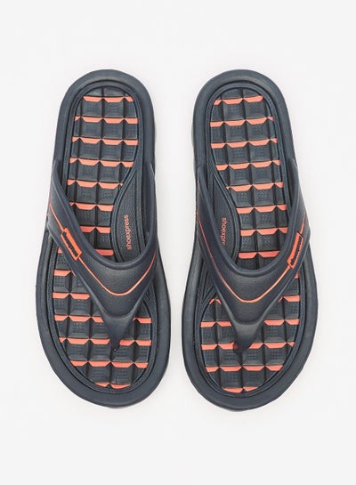 Buy Textured Slip On Thong Slippers in UAE