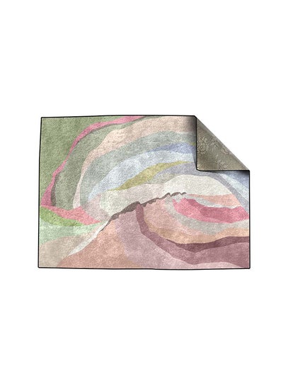 Buy Pink Mist Centerpiece Rug, Fabric, Rectangle in UAE