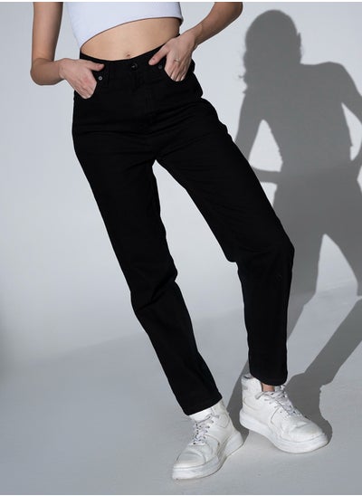 اشتري Women Straight Fit High-Rise Cotton Jeans في الامارات