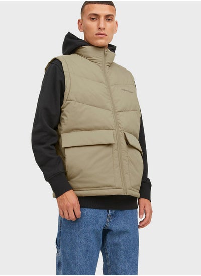 Buy Zip Through Puffer Gilet in Saudi Arabia