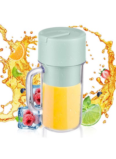 Buy Portable Blender for Shakes and Smoothies 340ml Mini Blender with Handle 6 Blades Waterproof USB Type-C Rechargeable Personal Blender for Home Kitchen Office Travel Outdoor Sports in UAE