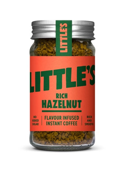 Buy Rich Hazelnut Flavour Infused Instant Coffee, No Added Sugar, 50g in UAE