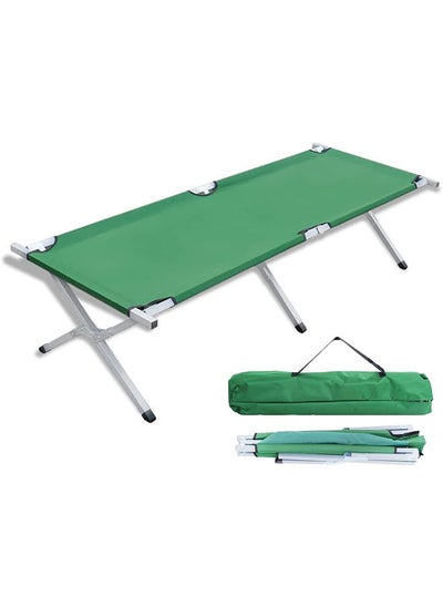 Buy Camping Bed,Lightweight Folding Bed with Carry Bag,Suitable for Children and Adults,For Office Naps/Beach Careers in Saudi Arabia