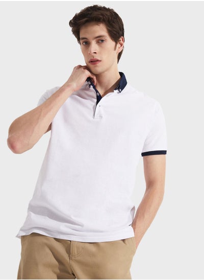 اشتري Essential Slim Fit Polo في الامارات