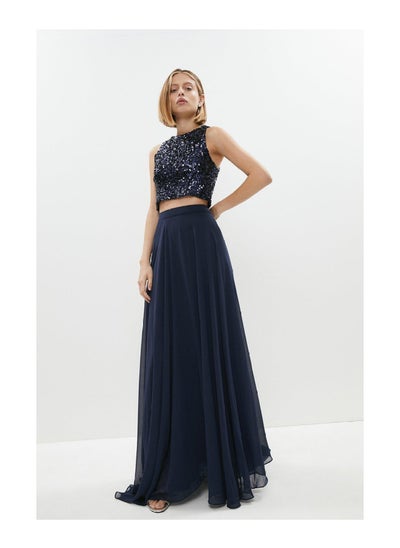 Buy Georgette Maxi Skirt in UAE