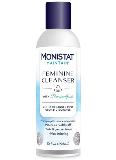 اشتري Monistat Maintain Feminine Wash with Boric Acid, Fragrance Free 296ml في الامارات