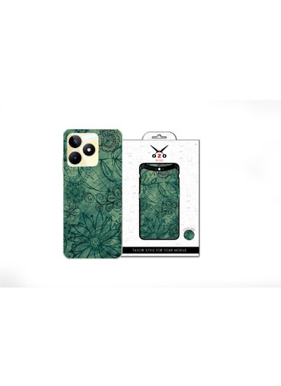 Buy OZO Skins Tranquility Green Flower (SE131TGF) For Infinix hot 30 in Egypt