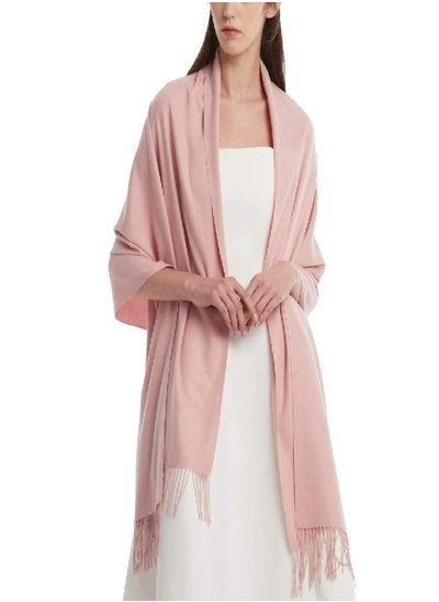 Buy FURTALK Womens Winter Scarf Cashmere Feel Pashmina Shawl Wraps Soft Warm Blanket Scarves for Women (One Size, Baby Pink) in UAE