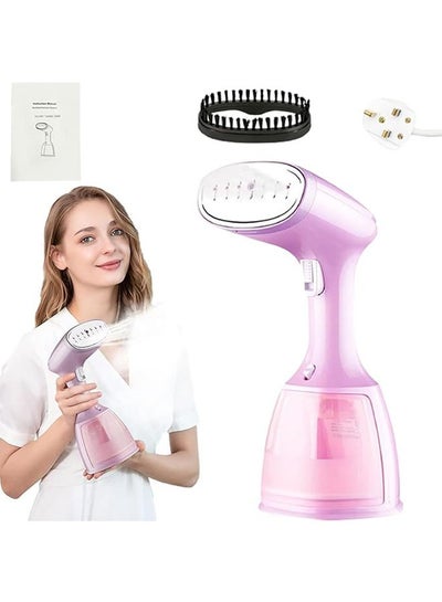 Buy Fast Heating Portable Clothes Steamer Iron with Detachable 350ml Water Tank, Mini Travel Iron Steam, Portable Fabric Steam Iron Auto Shut Off & Leak Proof, 15s Fast Heating/Wrinkle Remover in Saudi Arabia