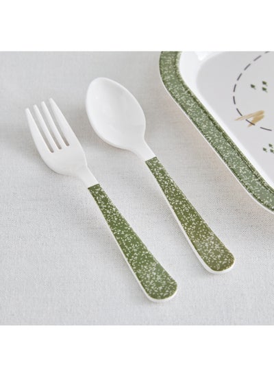 اشتري Ivy Meadows Trinity Melamine Flutter Cutlery Set 16 x 3.5 في الامارات