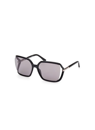 اشتري Women's Butterfly Shape  Sunglasses FT108901C60 Lens Size: 60 Millimeter - Shiny Black في الامارات