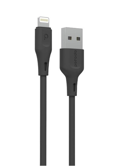 Buy PVC Lightning Cable 1.2m - Black in UAE