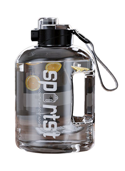 Buy Sports Bottle with Handle and Transparent Lid 1700ml - Leak-Proof, Large Capacity Hydration Bottle, Ideal for Gym, Travel, and Outdoor Activities, Lightweight and Portable in UAE