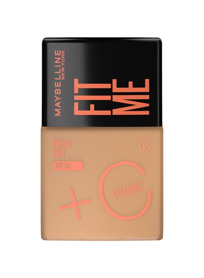 Buy Maybelline New York, Fit Me Fresh Tint SPF 50 with Brightening Vitamin C, 06 in UAE