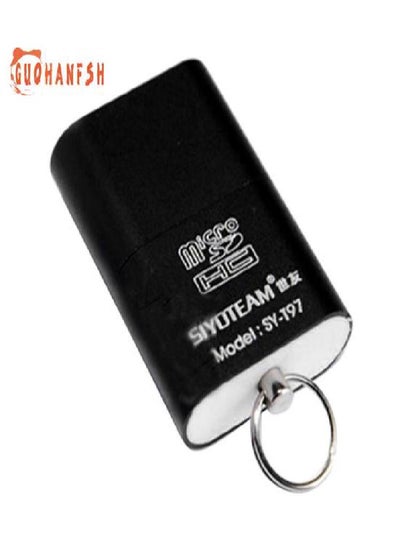 اشتري Portable Mini USB 2.0 TF T-Flash Memory Flash Drive Adapter Card Reader في السعودية