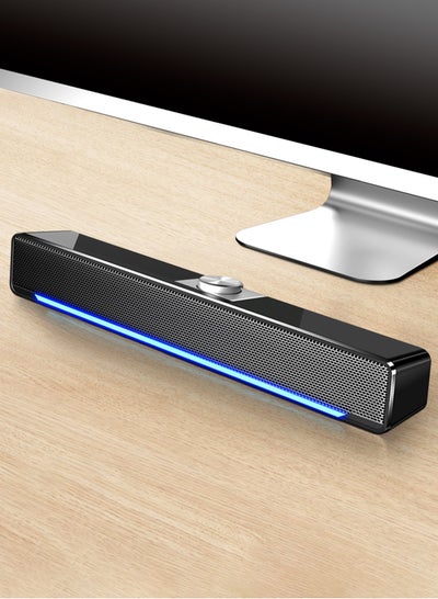 LED TV Sound Bar AUX Wired USB Speaker Home Theater System Surround ...