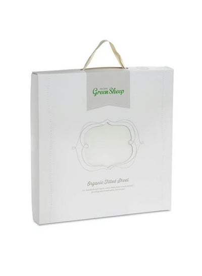 اشتري Organic Cotton Baby Cot Fitted Sheet For Stokke Sleepi And Leander Cot From 0-5 Years- White في السعودية