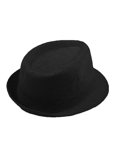 Buy Curly Floppy Hat Black in Saudi Arabia