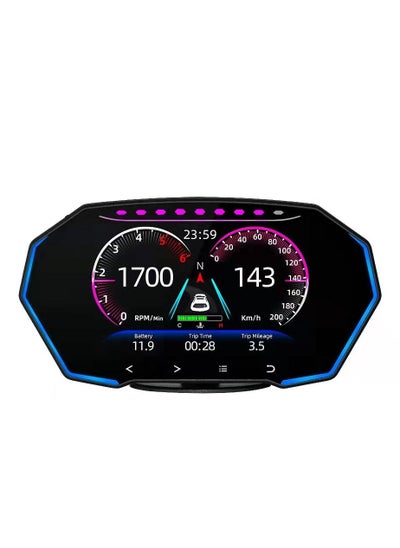 Buy GULFLINK HUD Head Up Display OBD Multi Function LCD Speed Meter in UAE