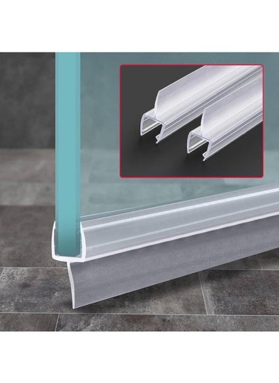 اشتري Pvc Glass Lip Seal For 10Mm Glass With Center Lip Translucent Weather Stripping Seal Sweep With Drip Rail في الامارات