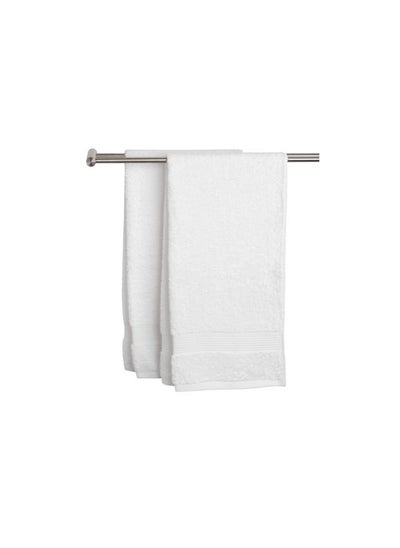 Buy White Cotton Hand Towel - 50*80 cm in Saudi Arabia