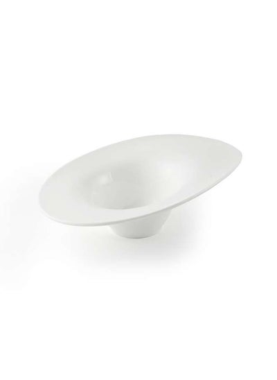 Buy Ivory Porcelain Salad Bowl 8 Inch in UAE