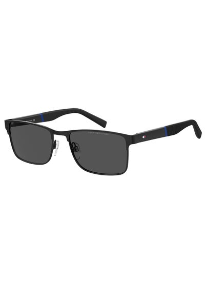 Buy Men's UV Protection Rectangular Sunglasses - Th 2040/S Black Millimeter - Lens Size: 56 Mm in UAE