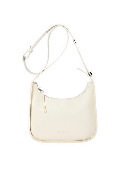 اشتري Women's PU Leather Shoulder Bag, Ladies Large Capacity Side Bag Carry Bag, Daily Commuter/Banquet/Party/Campus Handbag Tote Bags Clutch Bag Phone Bag Beach Bag for Girls/College Students(White) في الامارات