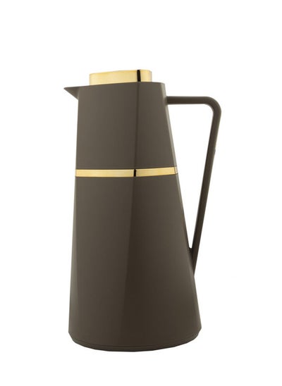 اشتري Deva Coffee And Tea Vacuum Flask 1.0 Liter Brown/Gold في السعودية