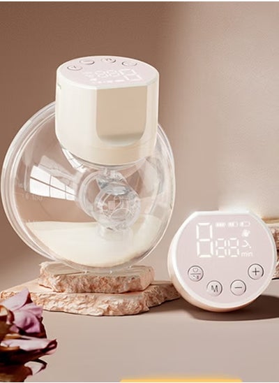 Buy Breast Pump,Electric Breast Pump,Portable Hands-Free Breast Pump Wearable,3 Mode 10 Levels Memory Function Rechargeable Milk Extractor with Massage and Breastfeeding Pumping Mode,Smart LED Display in UAE