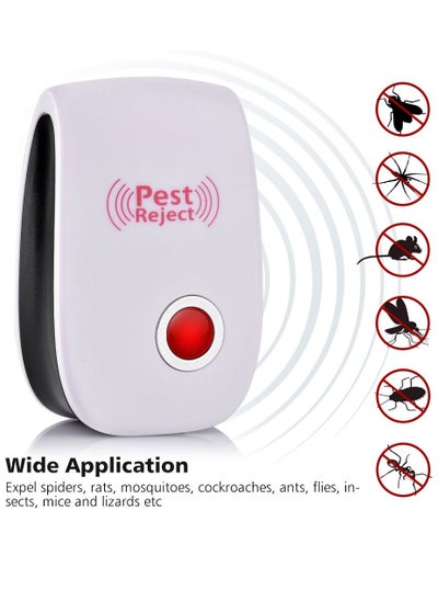 Buy Electronic Pest Reject Ultrasonic Mouse Cockroach Repeller Device Insects Rats Spider Mosquitoes Pest Killer Household Pest Control in UAE