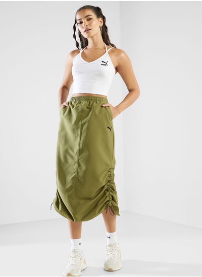 Buy Dare To Midi Woven Skirt in Saudi Arabia