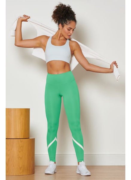 Buy Women Sportswear Fit Training Tights, Green in UAE